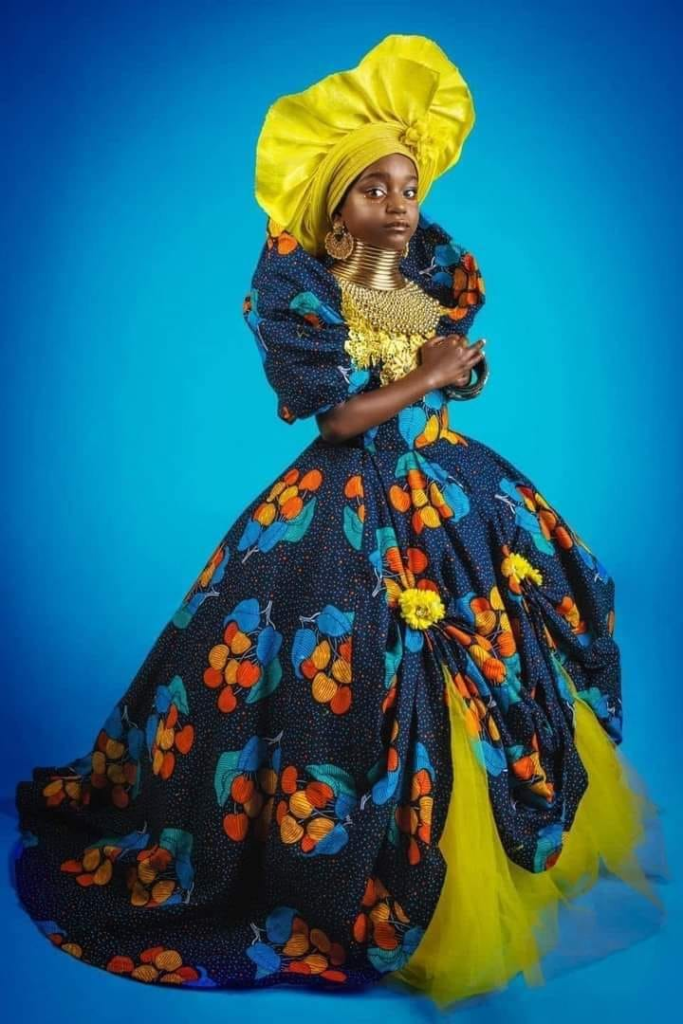 Mode en pagne pour enfants