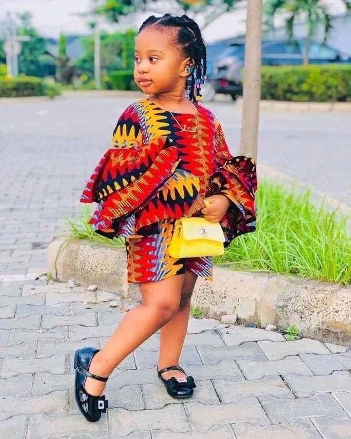 Mode en pagne pour enfants