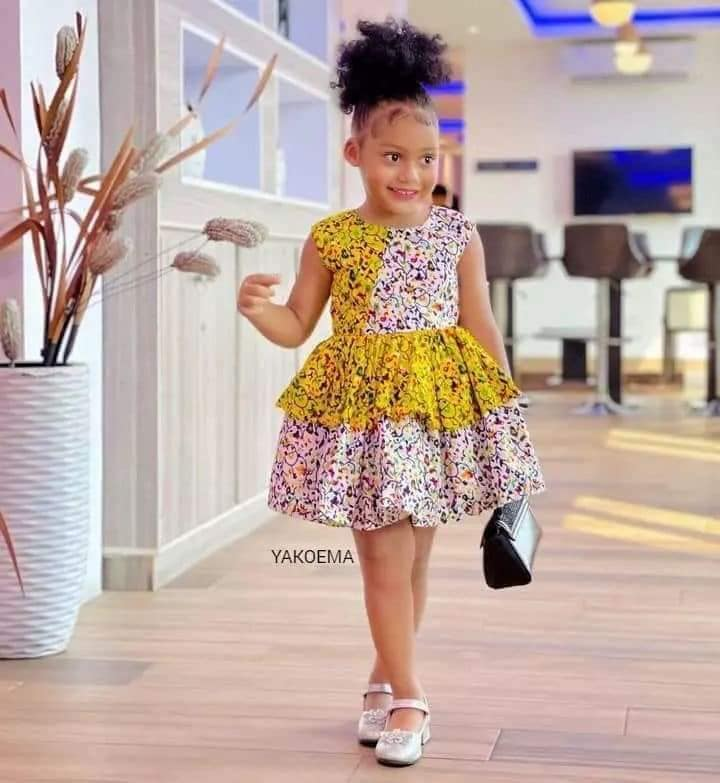 Mode en pagne pour enfants