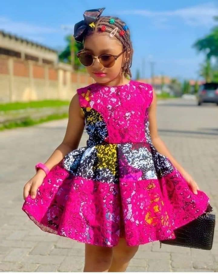 Mode en pagne pour enfants