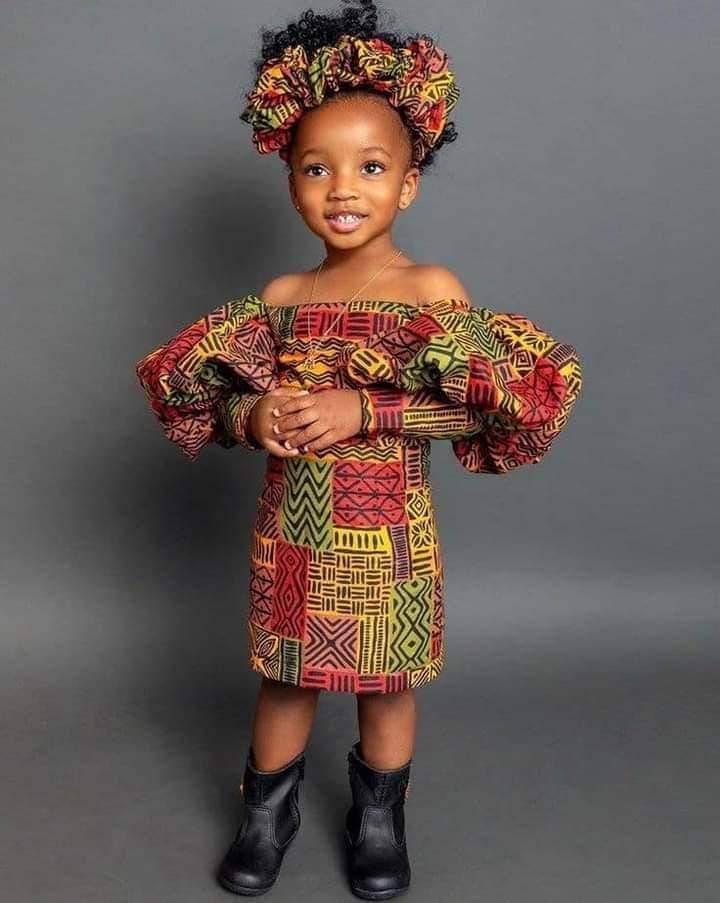 Mode en pagne pour enfants