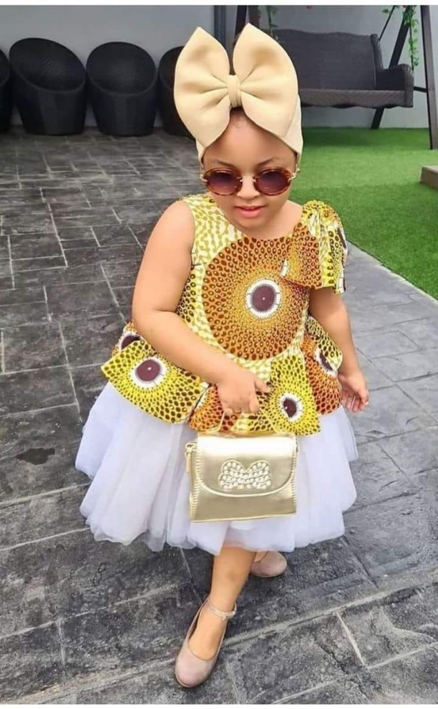 Mode en pagne pour enfants