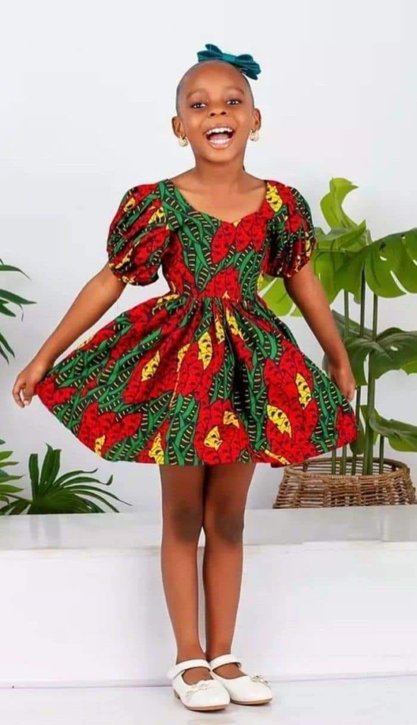 Mode en pagne pour enfants