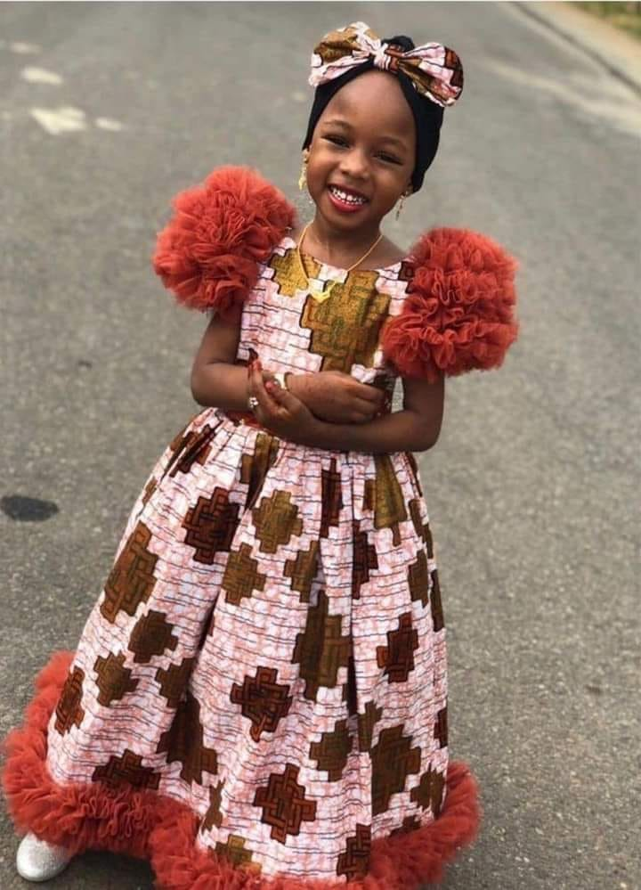 Mode en pagne pour enfants