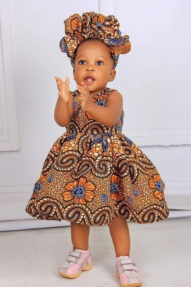 Mode en pagne pour enfants