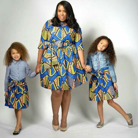 Mode en pagne pour enfants