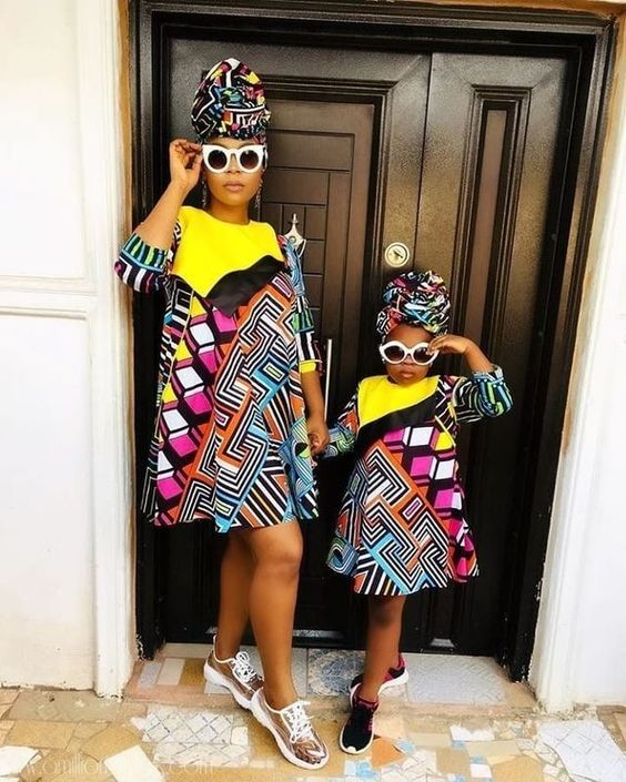 Mode en pagne pour enfants