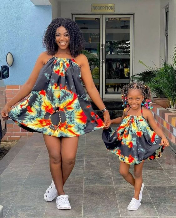 Mode en pagne pour enfants