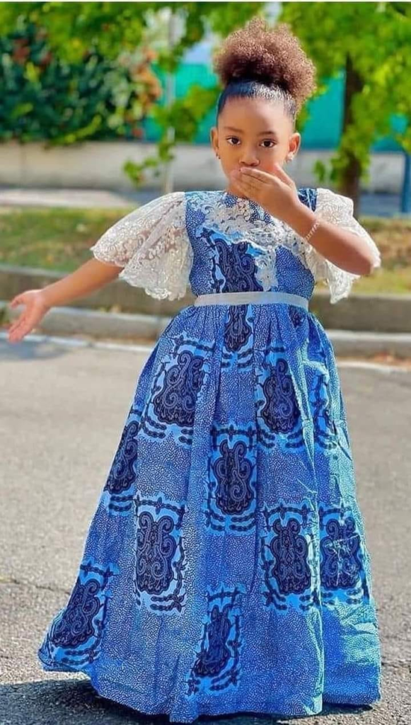 Mode en pagne pour enfants